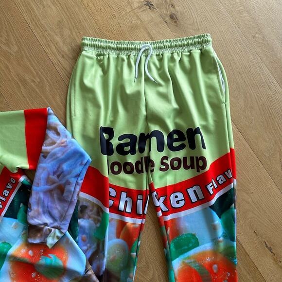 Get On Fleek Ramen Noodle Soup Sweatshirt and Sweatpants - Picture 3 of 6